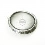5Pcs 30x40MM setting size vintage brass antiqued silver oval locket pendant,photolocket,photo locket1 123005