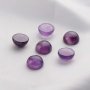 5Pcs 10MM Round Amethyst Cabochon,February Birthstone, Purple Semi Precious Gemstone DIY Jewelry Supplies 4110191