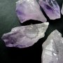 6pcs 30-40mm random shape and size natural raw rough amethyst pendant charm loose beads supplies 3030013