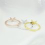 2x4MM Marquise Prong Ring Settings Rose Gold Plated Solid 925 Sterling Silver Ring Bezel Butterfly DIY Supplies for Gemstone 1294249