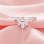 Curved Moissanite Stackable Ring,Solid 14K 18K Gold Ring,Elegant Stacker Ring,Stackable Ring,DIY Ring Supplies 1294996