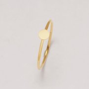 1PCS 4MM Tiny Round Flat Top 14K Gold Filled Ring,Round Stamping Ring,Minimalist Ring,Gold Filled Slim Band Ring,Disc Circle Ring,Stackable Ring,DIY Ring Supplies 1215085