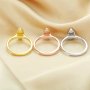 5x10MM Keepsake Breast Milk Resin Marquise Bezel Ring Settings,High Bezel Stackable Ring 1294596