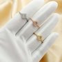 6MM Cushion Square Prong Ring Settings,Vintage Flower Solid 925 Sterling Silver Rose Gold Plated Ring,Marquise Art Deco Ring Band,DIY Ring Blank 1294587