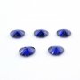 5Pcs Lab Created Oval Sapphire September Birthstone Blue Faceted Loose Gemstone DIY Jewelry Supplies 4120127