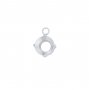 Round Prongs Bezel Pendant Settings,Rose Gold Plated Stainless Steel Pendant Charm,Minimalist Round Pendant,Simple Pendant Blank 1411434