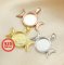 8MM Breast Milk Resin Round Solid Back Bezel Settings Full Moon Rose Gold Plated 925 Sterling Silver Pendant Memory Jewelry Supplies 1411312