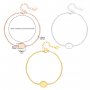 8x10MM Keepsake Breast Milk Resin Oval Bezel Bracelet Settings,Solid 925 Sterling Silver Rose Gold Plated Bracelet,DIY Bracelet Supplies 7.2''+2'' 1900316
