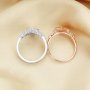7x10MM Keepsake Breast Milk Resin Ring Settings,Stackable Ring Set,Solid Back Kite Bezel Ring for Resin,Solid 925 Sterling Silver Ring,DIY Ring Supplies 1294573