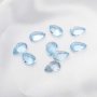 8x12MM Pear Nature Sky Blue Topaz Gemstone,November Birthstone,DIY Jewelry Supplies,3CT