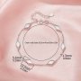 Keepsake Breast Milk Resin Kite Cut Bezel Bracelet Settings,Solid 925 Sterling Silver Bracelet,Minimalist Kite Cut Bracelet,DIY Bracelet Supplies 7''+2''1900337-1