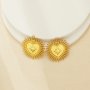 Keepsake Breastmilk Stainless Steel Heart Bezel Pendant,Vintage Styles Art Deco Heart Pendant,DIY Pendant Supplies 1431467