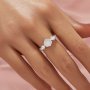 Keepsake Breast Milk Resin Hexagon Bezel Ring Settings,Solid 925 Sterling Silver Ring,Vintage Styles Ring,Art Deco Solid Back Ring,DIY Ring Supplies 1295052-1