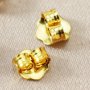 4MM Studs Earrings Back Rose Gold Plated Solid 925 Sterling Silver DIY Earrings Supplies 1706084