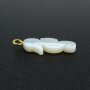 5Pcs 12x20MM White Mother of Pearl Shell Sea Horse Pendant Charm DIY Supplies Findings 1800518