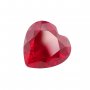 5Pcs Lab Created Heart Ruby July Birthstone Red Faceted Loose Gemstone DIY Jewelry Supplies 4130012