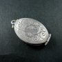 5pcs 20x30mm antiqued silver plated brass wave engraved vintage style oval photo locket pendant charm DIY 1123014