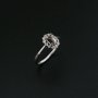 1Pcs 4x6MM Oval Prong Ring Settings Blank Rose Gold Plated Solid 925 Sterling Silver DIY Pave Shank Bezel Tray for Gemstone 1222039
