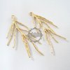6pcs 20x38mm 14K light gold plated brass coral branch DIY pendant charm jewelry findings supplies 1850168