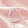 Triangle Prong Ring Settings,Solid 14K 18K Gold Ring,Minimalist Triangle Ring,DIY Ring Supplies For Gemstone 1295093
