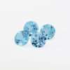 2-9MM Natural Round Faceted Sky Blue Topaz Gemstone November Birthstone DIY Loose Semi Precious Gemstone DIY Jewelry Supplies 4110178