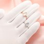 5x10MM Keepsake Breast Milk Resin Marquise Bezel Ring Settings,Solid 14K 18K Gold Ring,Simple Ring,DIY Ring Supplies 1294642