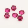 1Pcs Hexagon Cut Ruby Faceted Stone Lab Created,July Birthstone,Red Faceted Loose Gemstone,DIY Jewelry Supplies 4160063