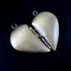5pairs 29mm brass antiqued bronze vintage lover heart pairs photo locket pendant charm supplies 1131048