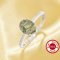 Minimalist Moss Agate Oval Ring With 7x9MM Oval Green Moss Agate,Solid 925 Sterling Silver Ring,June Birthstone Nature Gemstone Ring 6220335