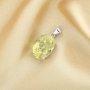 10x14MM Oval Lemon Quartz Pendant Charm,Solid 925 Sterling Silver Charm,November Birthstone Pendant 1421199