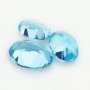 1Pcs Oval Faceted Swiss Blue Topaz Nature October Birthstone DIY Loose Gemstone Supplies 4120140