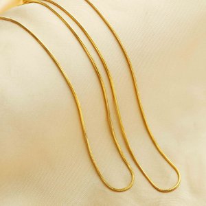 1Pcs 1MM Snake Chain Necklace,14k Gold Filled Necklace,DIY Simple Necklace Chain,18Inches Snake Necklace 1315033