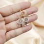 1Pcs Multiple Size Rose Gold Silver Oval Cz Stone Prong Setting 925 Sterling Silver Bezel Tray DIY Adjustable Ring Settings 1224001