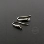 1Pair 18MM Long 925 Sterling Silver Earrings Hook DIY Supplies With 3MM Open Jumpring 1702160