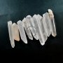 1pcs 45-70mm long organic nugget random shape natural rock crystal quartz stick loose beads findings supplies 3000025