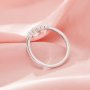 Curved Moissanite Stackable Ring,Solid 14K 18K Gold Ring,Elegant Stacker Ring,Stackable Ring,DIY Ring Supplies 1294996