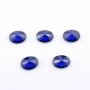 5Pcs Lab Created Oval Sapphire September Birthstone Blue Faceted Loose Gemstone DIY Jewelry Supplies 4120127