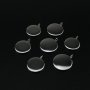 10Pcs 6-20MM Stainless Steel Round Bezel Pendant Settings for Cabochon DIY Jewelry Supplies 1411251