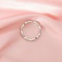 Dainty Moissanite Diamond April Birthstone Stackable Ring Wedding Engagement Band Antiqued Marquise Eternity Ring Rose Gold Plated Solid 925 Sterling Silver 1294254