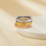 Full Band Heart Circle Stacker Ring,Stainless Steel Heart Ring,Rose Gold Minimalist Heart Ring,Heart Stackable Ring,DIY Ring Supplies 1295013