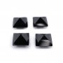 1Pcs Natural Princess Cut Black Onyx Faceted Cut Loose Gemstone Nature Semi Precious Stone DIY Jewelry Supplies 4140026