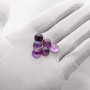 5Pcs 10MM Round Amethyst Cabochon,February Birthstone, Purple Semi Precious Gemstone DIY Jewelry Supplies 4110191