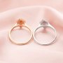 7x10MM Keepsake Breast Milk Resin Kite Cut Bezel Ring Settings,Solid 14K 18K Gold Ring,Simple Ring,DIY Ring Supplies 1294641