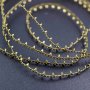 1 Meter Vintage Style Raw Brass Crown Cabochon Stone Wrapping Wire Special DIY Findings 1505019