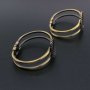 1Pcs Vintage Style Brass Bronze 25-30MM Round Bezel Bracelet Bangle Settings DIY Supplies 58MM Diameter 1900236