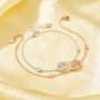 5x7MM Halo Pear prongs Bezel Bracelet Settings,Solid 925 Sterling Silver Rose Gold Plated Bracelet,Pave CZ Stone Pear Bracelet,DIY Bracelet Supplies 6.4''+1.6'' 1900348