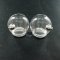 6pcs30mm round silver plated bulb vial glass bottle dome with 20mm open mouth DIY pendant charm supplies 1820271