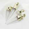 5Pcs Sharp Crystal Pendant with Light Gold Bail Charm DIY Supplies 3-5CM Long 1800524