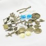 50Pcs Assortment Antiqued Bronze Alloy Pendant Charm DIY Jewlery Supplies Findings 1800521