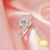 Round Pin Ring Settings For Half Drilled Pearl Bead,Solid 14K 18K Gold Ring For Half Drilled Beads,Vintage Styles Round Ring,DIY Ring Supplies 1295102